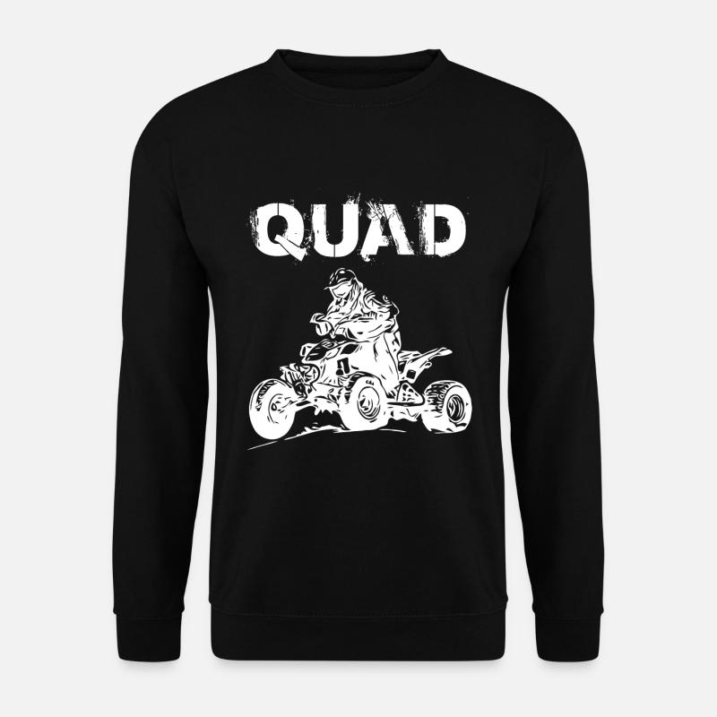 Quad Retro Vintage - Unisex Pullover - Schwarz
