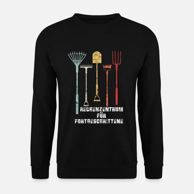 Rechenzentrum EDV Rechner Computer Vintage Itler L - Unisex Pullover - Schwarz
