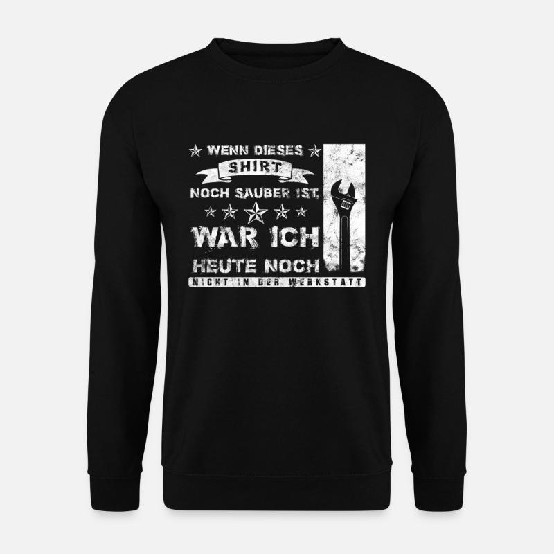 KFZ Mechaniker Mechatroniker Handwerker Werkstatt - Unisex Pullover - Schwarz