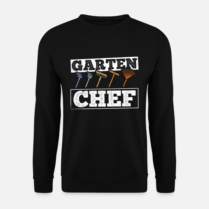 Garten Chef Gartenchef für Gärtner - Unisex Pullover - Schwarz