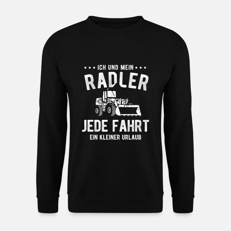 Radladerfahrer Ich und mein Radlader Geschenk - Unisex Pullover - Schwarz