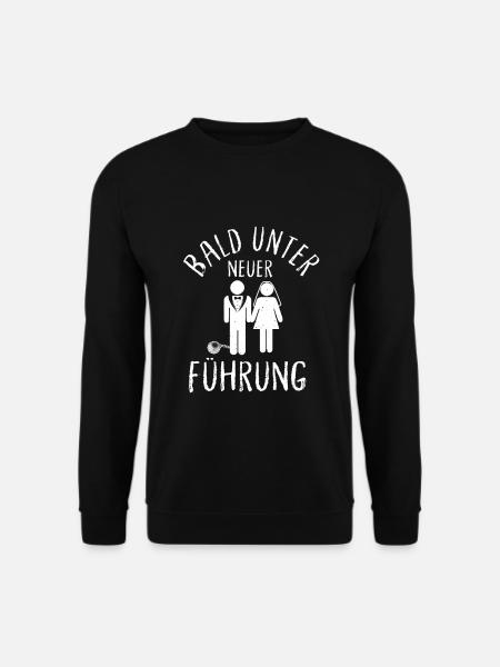 JGA Shirt Bald unter neuer Führung mit Braut & Brä - Unisex Pullover - Schwarz