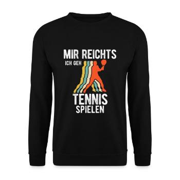 Volleyballer Hallenvolleyball Volleyball Beachvoll - Unisex Pullover - Schwarz - Vorne - Alina (178cm) & Michal (187cm)
