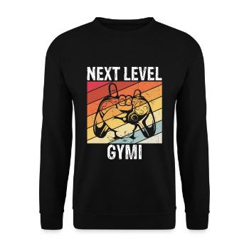 Grundschule geschafft neues Abenteuer weiterführen - Unisex Pullover - Schwarz - Vorne - Alina (178cm) & Michal (187cm)