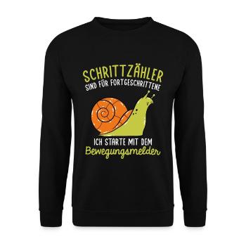 Papa & Sohn Das Perfekte Team Für Die Ewigkeit Spr - Unisex Pullover - Schwarz - Vorne - Alina (178cm) & Michal (187cm)
