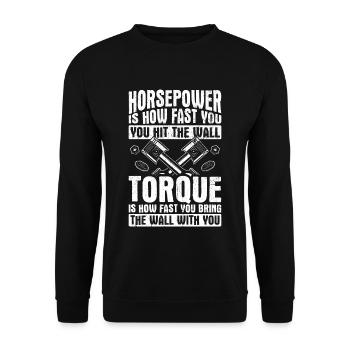 Mécanicien Tuning Tuner Car Lover Cadeau Pfe - Sweat-shirt Unisexe - noir - Devant - Alina (178cm) & Michal (187cm)