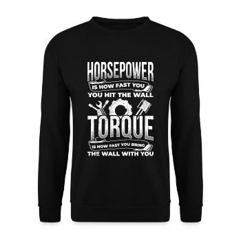 Mécanicien Tuning Tuner Car Lover Cadeau Pfe - Sweat-shirt Unisexe - noir - Devant - Alina (178cm) & Michal (187cm)