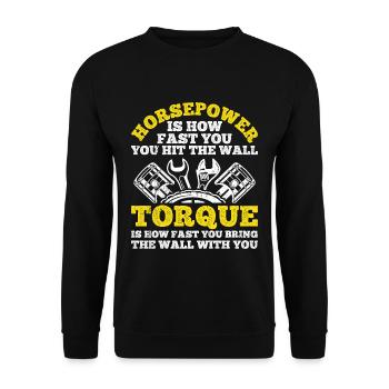 Mécanicien Tuning Tuner Car Lover Cadeau Pfe - Sweat-shirt Unisexe - noir - Devant - Alina (178cm) & Michal (187cm)
