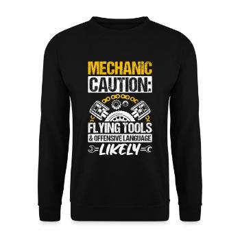 Mécanicien Tuning Tuner Car Lover Gift Aut - Sweat-shirt Unisexe - noir - Devant - Alina (178cm) & Michal (187cm)