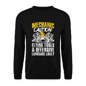 Mécanicien Tuning Tuner Voiture Amant Cadeau Do - Sweat-shirt Unisexe - noir - Devant - Alina (178cm) & Michal (187cm)