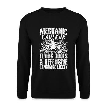 Mécanicien Tuning Tuner Car Lover Gift Aut - Sweat-shirt Unisexe - noir - Devant - Alina (178cm) & Michal (187cm)