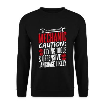 Mécanicien Tuning Tuner Voiture Amant Cadeau Do - Sweat-shirt Unisexe - noir - Devant - Alina (178cm) & Michal (187cm)