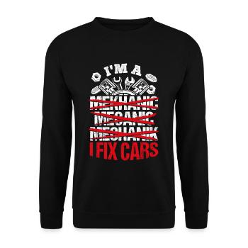 Tuning Réparation De Voiture Voitures Outils De Mécanicien - Sweat-shirt Unisexe - noir - Devant - Alina (178cm) & Michal (187cm)