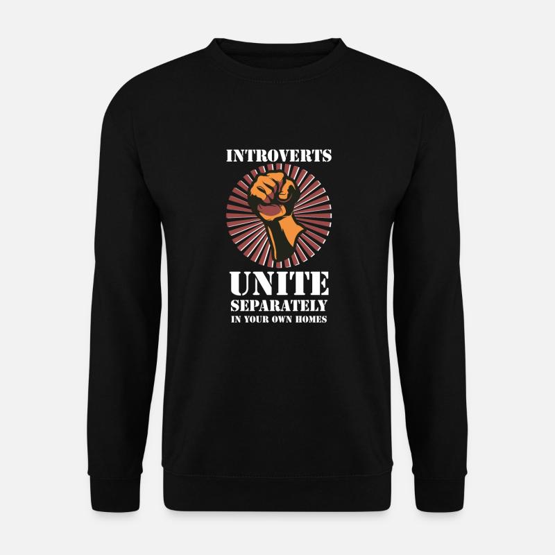 Shy introvert - Unisex Sweatshirt - black