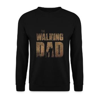 Le père de la fête des pères de la fête - Sweat-shirt Unisexe - noir - Devant - Alina (178cm) & Michal (187cm)