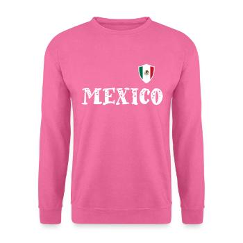Mexique Armoiries drapeau drapeau - Sweat-shirt Unisexe - rose - Devant