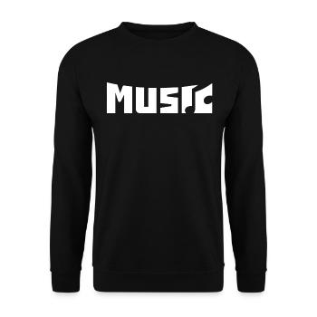 Musique - Sweat-shirt Unisexe - noir - Devant - Alina (178cm) & Michal (187cm)