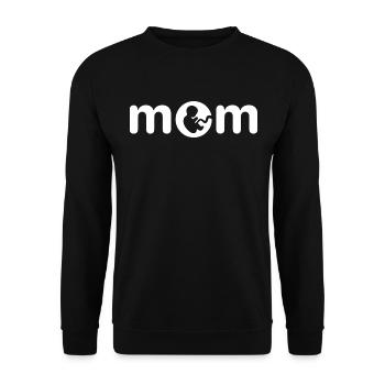 Maman - Maman - Sweat-shirt Unisexe - noir - Devant - Alina (178cm) & Michal (187cm)