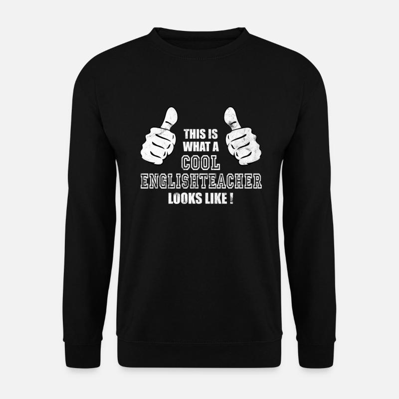 Teacher gift for Englishteacher - Unisex Pullover - Schwarz