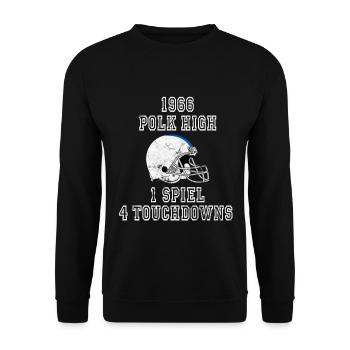 Maillot de football cool - Sweat-shirt Unisexe - noir - Devant - Alina (178cm) & Michal (187cm)