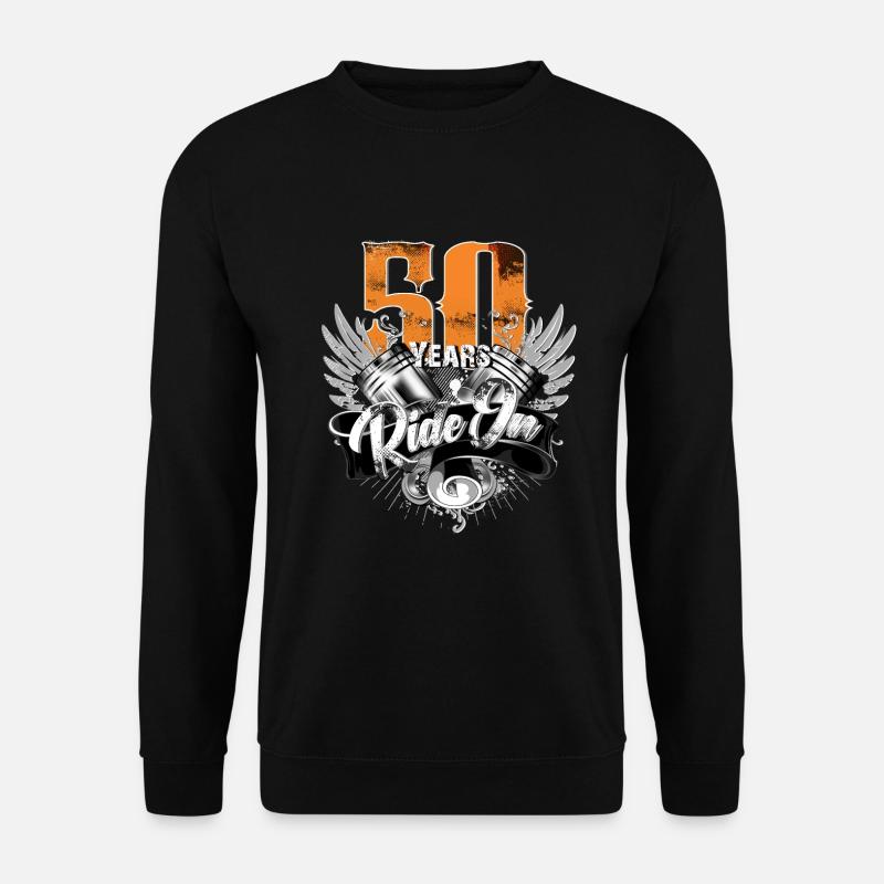Jeździć - 50 lat - Bluza unisex - czarny