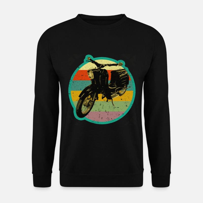 Moped Schwalbe retro Simmi - Unisex Sweatshirt - black