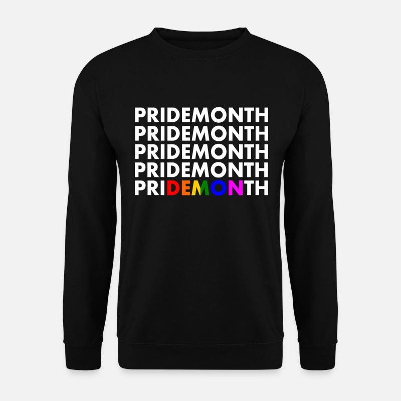 pride month demon - Unisex Pullover - Schwarz