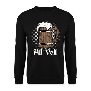 Médié Age Tout plein de chevaliers chope de bière - Sweat-shirt Unisexe - noir - Devant - Alina (178cm) & Michal (187cm)