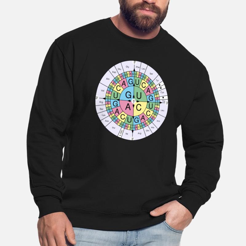 Biochemistry RNA codon code sun Unisex Sweatshirt