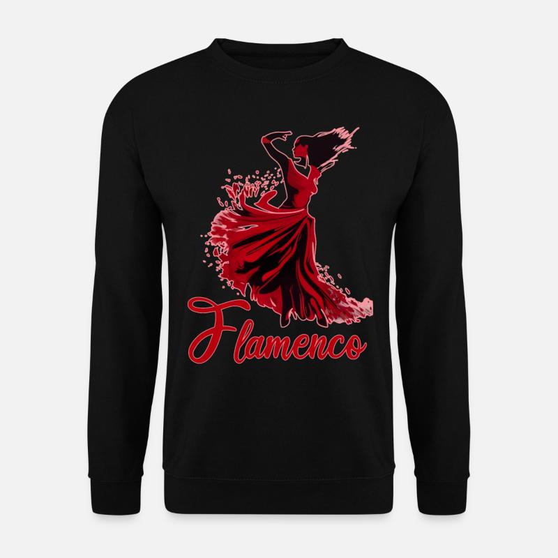 Flamenco Tanz Andalusien Spanischer Tanz - Unisex Pullover - Schwarz