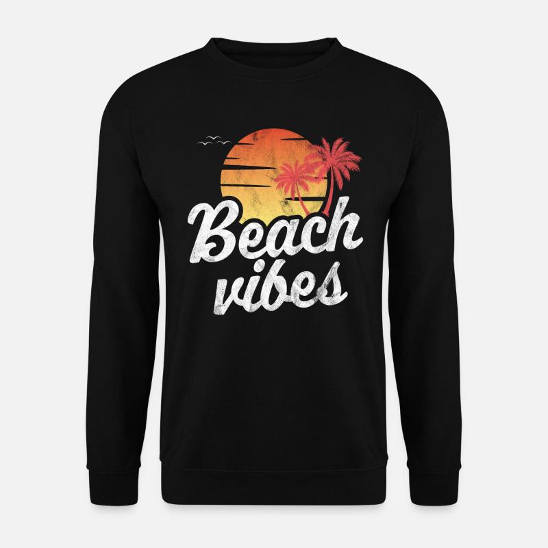 Beach Vibes - Unisex Sweatshirt - black