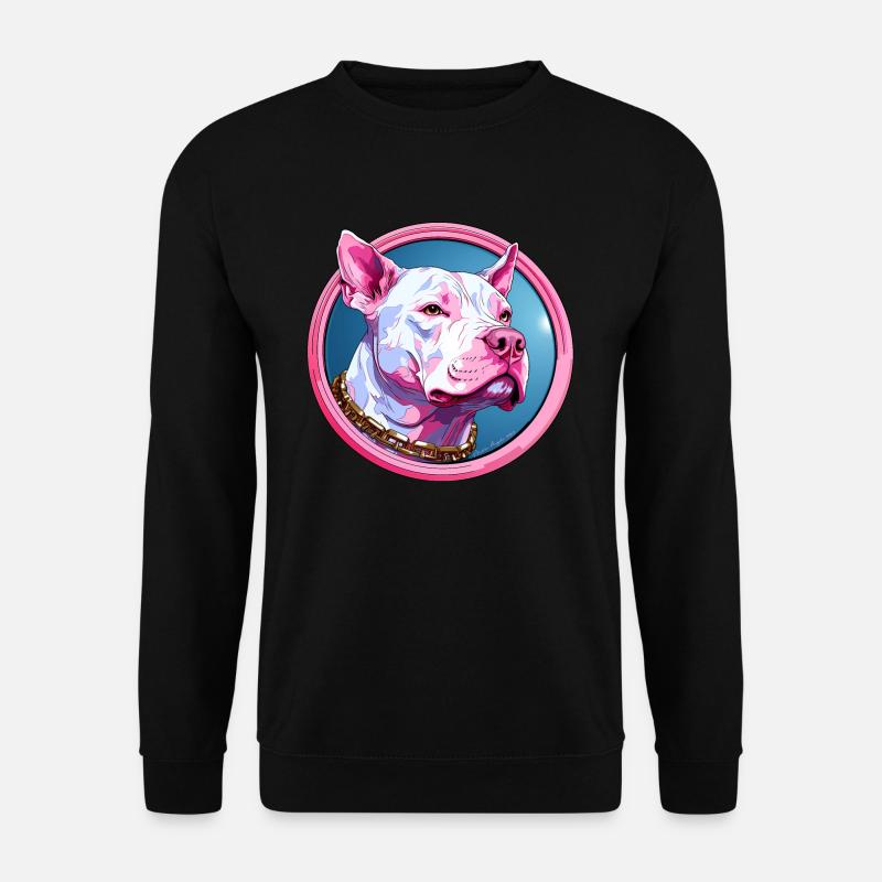 Pitbull Rose - Unisex Sweatshirt - black