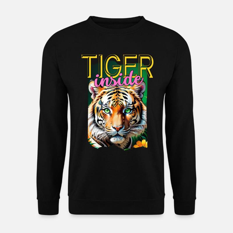 Tiger inside. - Unisex Sweatshirt - black