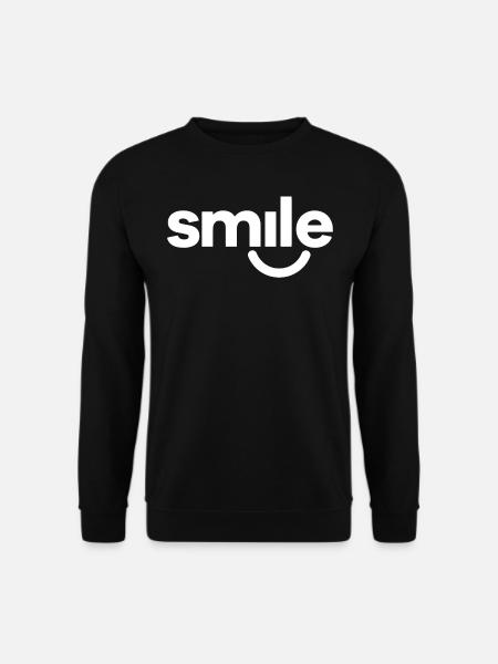 Smile - Unisex Pullover - Schwarz