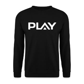 Play - Game - Unisex Sweatshirt - black - Front - Alina (178cm) & Michal (187cm)