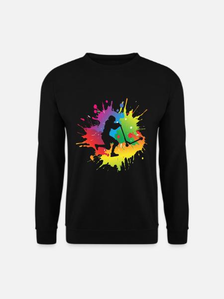 Scooter Stunt - Unisex Pullover - Schwarz