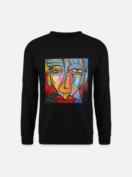 Colorful head street art - Unisex Sweatshirt - black