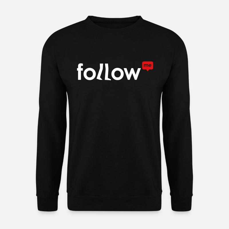 Suivez-moi - Sweat-shirt Unisexe - noir