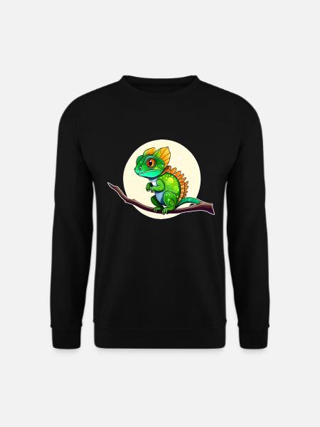 Cute little lizard - Unisex Sweatshirt - black