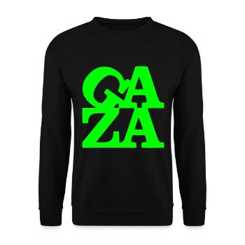 Gaza - Unisex Sweatshirt - black - Front - Alina (178cm) & Michal (187cm)