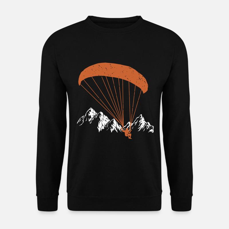 Gleitschirm Gleitschirmfliegen Paragliding - Unisex Pullover - Schwarz