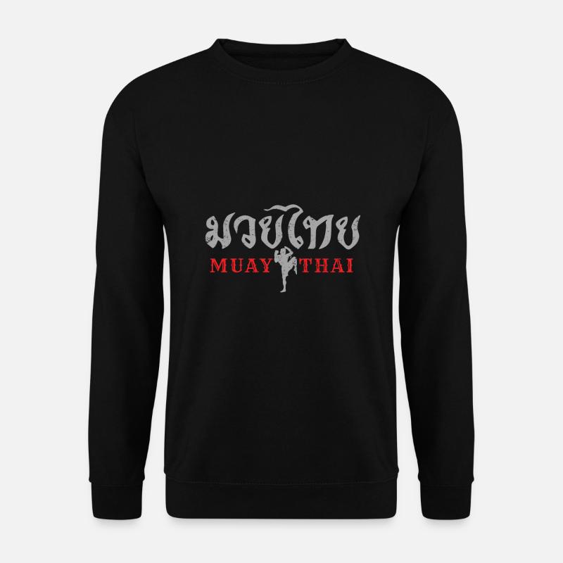 Muay Thai - Unisex Pullover - Schwarz