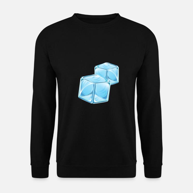 Glaçons - Sweat-shirt Unisexe - noir