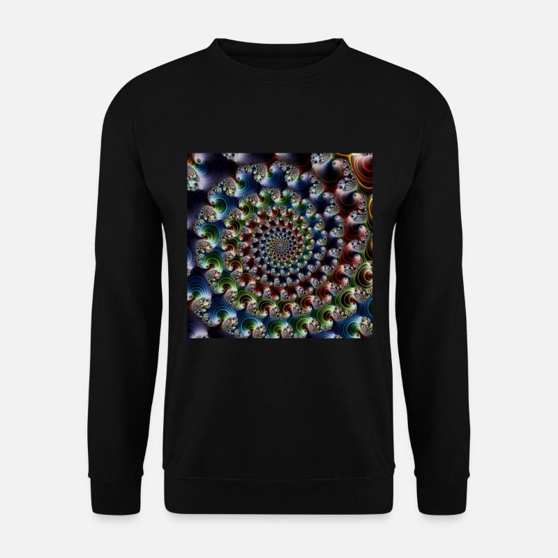 Fractal # 38 - Unisex Sweatshirt - black