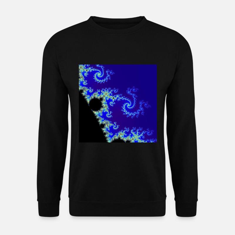 Fraktal #205 - Unisex Pullover - Schwarz