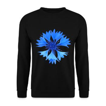 Bleuet - Sweat-shirt Unisexe - noir - Devant - Alina (178cm) & Michal (187cm)