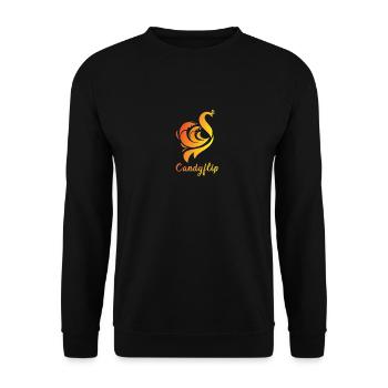 Candyflip Peacock (Emma & Alice) - Unisex Sweatshirt - black - Front - Alina (178cm) & Michal (187cm)