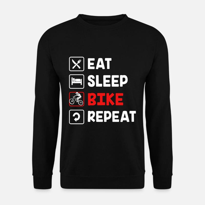 Mountainbike Mountainbiken Mountainbiker - Unisex Pullover - Schwarz