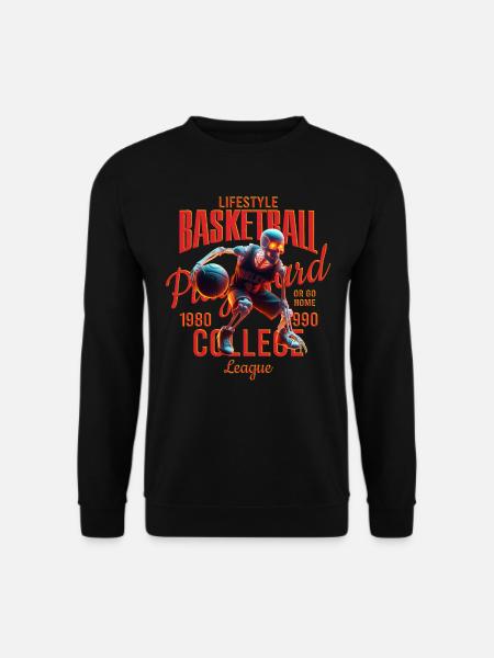 Skeleton Basketball Lifestyle Basketball College - Unisex Sweatshirt - black