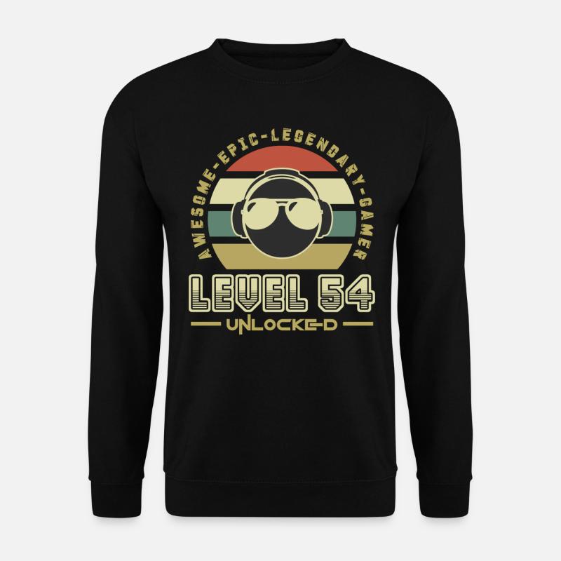 Level 54 - Unisex Sweatshirt - black